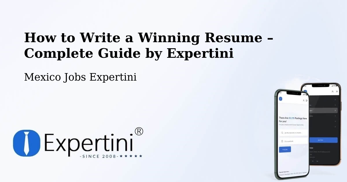 Resume Writing Guide for Job Seekers – El Rucio - El Rucio, Mexico Jobs Expertini